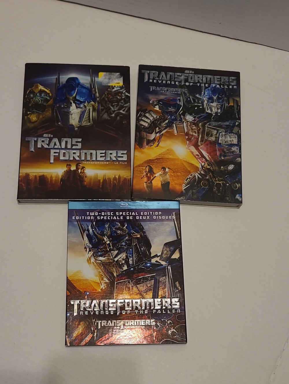 Transformers Movie DVD Blueray Set - Collector Editions